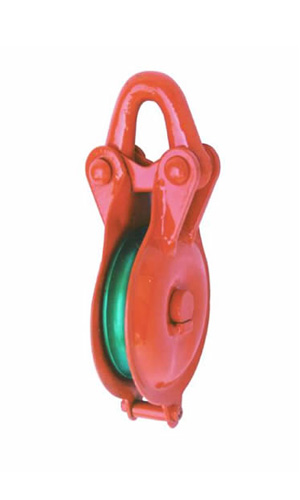成華牌YBS橘紅色輕型滑輪卸扣式單輪